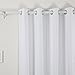Deconovo Heavy Microfiber Blackout Shades with Triple-pass Coating Back Layer Grommet Blackout Curtains Thermal Insulated Room Darkening Curtains for Bedroom 52W x 63L Inch White 1 Pair