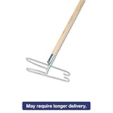 Boardwalk BWK1492 Wedge Dust Mop Head Frame/Natural Wood Handle, 15/16