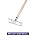 Boardwalk BWK1492 Wedge Dust Mop Head Frame/Natural Wood Handle, 15/16