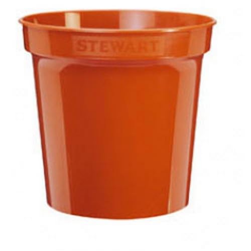 Plastic Flower Pot in Terracotta 7" by Stewarts Brand New Fast Postage