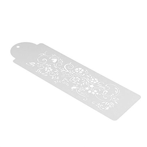 Cake Mould,Hunzed DIY Birthday Cake Spray Mold Lace Embosser Cake Decorating Print Sugar Sieve Sugar Craft Model Icing Cutter Tools Baking Mold (B)