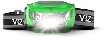 247 Viz LED Headlamp Flashlight - See The Road and Stay Safe - 3 Bright White & 2 Red Lights - Running, Hiking, Camping, Dog Walking and Night Safety for Kids - Lightweight & Waterproof
