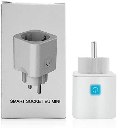 DXSS Eweilian Smart WiFi Socket 16a Alexa Socket Smart Home Socket Enchufe para Control de Voz Amazon EchoGoogle Home Trabaja con Alexa Google Home