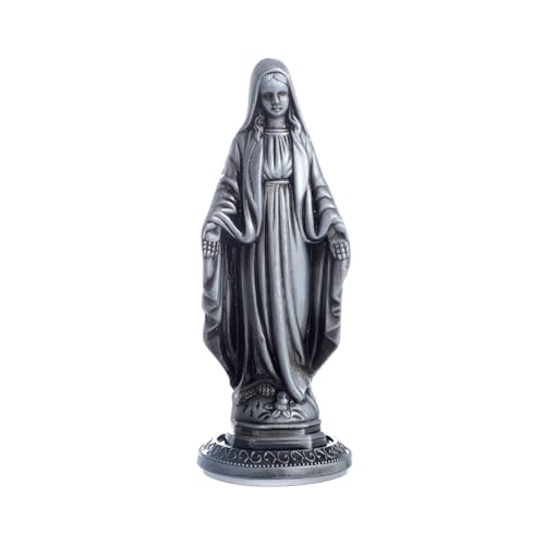 Mary Statue for Car,Catholic Gift Small Mother Mary Statues Decor for Home Office Table, Car Dashboard Decorations Bless Driving Safety Gift for New and Old Driver