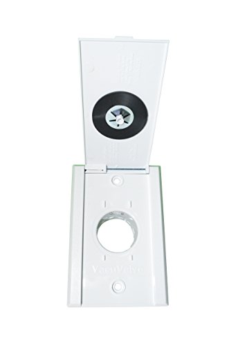 Central Vacuum Wall Plate 5pk White Low Voltage ZVac Brand Inlets Generic Replacement Fits Most Newer Central Vacuum Systems (5, Inlet White Low Voltage) - Thumbnail 2