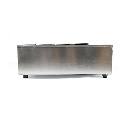 HYYKJ Electric Chocolate Melting Pot Machine 2 Melting Pot 22LB Capacity Chocolate Warmer Heater Boiler Tempering Furnace Machine Commercial Chocolate Shop and Home Chocolate Melter Maker