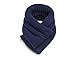 SunnyBay Microwave Heating Pad, 2.4 lbs and 26 Inches Long, Microwavable Heated Neck and Shoulder Wrap for Moist Hot or Cold Therapy, Moldable, Fleece, 26x6 Inches, Made in USA, Midnight Blue