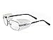 VIEEL Safety Glasses Side Shields, Slip On Clear Side Shields for Safety Glasses-Fits Medium to Large Eyeglasses Frames (2 Pair)