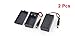 uxcell 2pcs 2.1 x 5.5mm Male Plastic Case Box Holder w Cover for 9V Battery