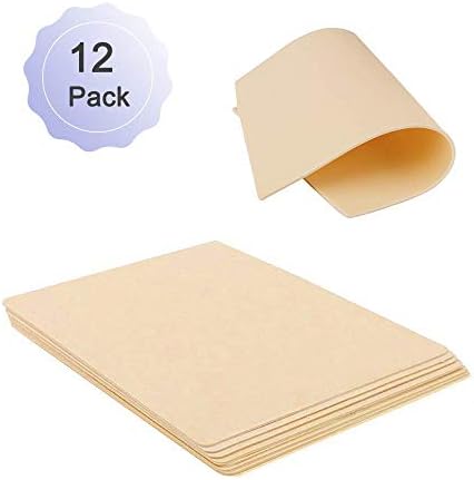Practice Skin Blank Tattoo Skin Practice Double Sides Tattooing and Microblading Eyebrows Fake Practice Skins for Tattoo Supplies Tattoo Kits for Beginners and Experienced Tattoo Artists 12 Pack