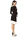 PattyBoutik Women's V Neck 3/4 Sleeve A-Line Wrap Dress