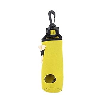 Relefree Golf Ball Bag Pouch Port Golfing Acceorie Holder Pocket Multiple Color : Light Yellow