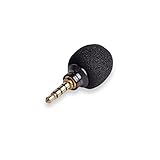 Conwork 3.5mm 4-Pole Mini Microphone Voice Recorder for iPhone iPad and other Android Cellphones