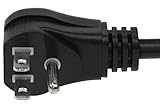 SF Cable 6ft 18AWG NEMA 5-15P to C13 Standard Power Cord Right Angle Both Side