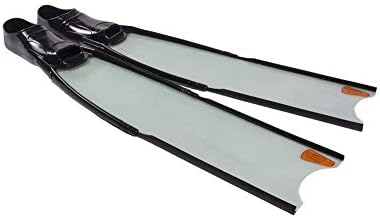 Leaderfins Ice Fibreglass Freediving Long Fins with Comfortable Foot Pocket