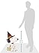 Product Works 28-Inch Pre-Lit 2D Peanuts Snoopy Halloween Yard Decoration