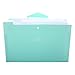 Skydue Office File Folders with 8 Pockets Letter Size Expanding Accordion Document Paper File Organizer (Light Blue)