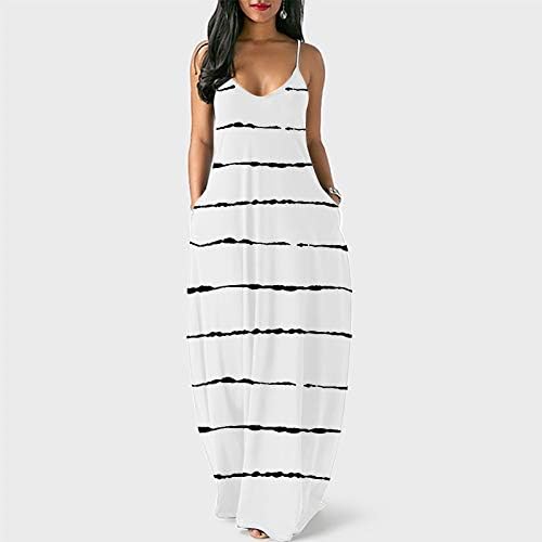 FRSH MNT OTTATAT Dresses for Women Casual Summer Spaghetti Strap Sexy V-Neck Loose Plus Size Long Maxi Dress with Pocket 2 FRSH MNT OTTATAT Dresses for Women Casual Summer Spaghetti Strap Sexy V-Neck Loose Plus Size Long Maxi Dress with Pocket