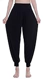 Urban CoCo Womens' Solid Color Soft Elastic Waistband Fitness Yoga Harem Pants