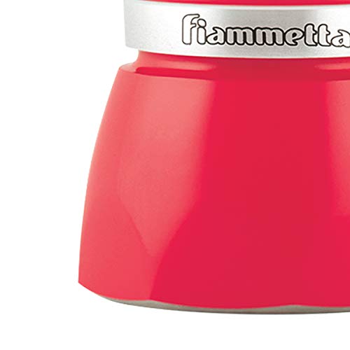 Bialetti 0005341 Espressokocher Fiammetta, Aluminium, Rot, 30 x 20 x 15 cm – Bild 4