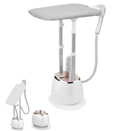 HYZHANHONG Multi Functional Vertical Clothing Steamer 1800W Standing Garment Steamer with Adjustable Double Rod Suitable for Cotton And Wool Materials