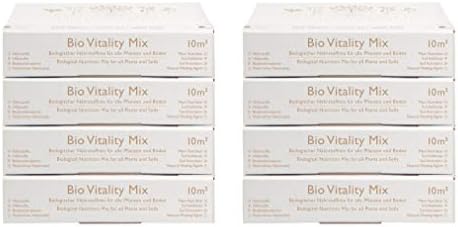 TerreUnity 8xBio Vitality Mix - organic fertilizer with long-term effect - vegan - plastic-free - 8x650g - 80qm