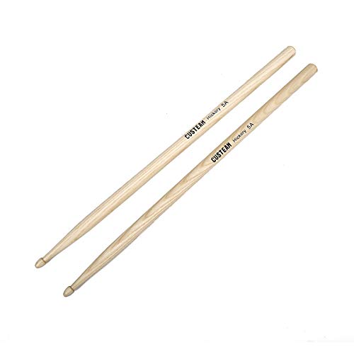 Drum Sticks 5A Hickory (2 Pair) - CUSTEAM Hand Selected Drumsticks - Thumbnail 4