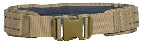 Condor Outdoor LCS Gun Belt - Tactical Heavy Duty Nylon with Laser Cut MOLLE Webbing, 121174 (Coyote Brown, Medium)