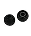 ALXCD Eartip Gel for MDR-XB50AP MDR-XB Series IEM, 5 Sizes (XS S M L XL) 10 Pairs Durable Soft Silicone Replacement Earbud Tip, Fit for MDRXB50AP MDR-XB70AP MDR-EX15LP [10 Pair](Black)