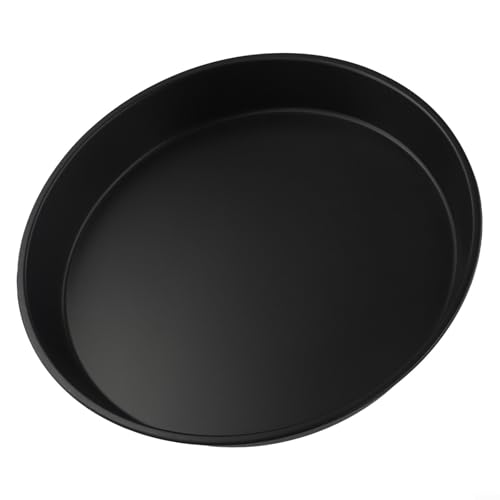 12 Inch Carbon Steel Pizza Pan Round Microwave Oven Baking Tray Non-Stick Cooking Dish For Home Kitchen