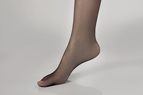 WOOTI-Autoreggente-Velatissimo-8-den-ROMANA-Calza-adatta-alle-Cerimonie-Disponibile-in-diversi-colori-Bianco-Seta-Nero-Balza-Floreale-alta-135-cm-Sexy-Elegante