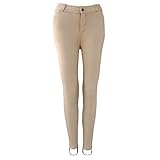 One Stop Equine Shop Lily Children's Lowrise Pull-On Jods | Knee Patch Riding Pants
