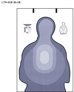 CARDBOARD TRANSTAR LTR-IICB BLUE TARGET 50 PACK