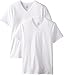 Calvin Klein Men's 2-Pack Cotton Stretch V-Neck T-Shirt, White, Medium