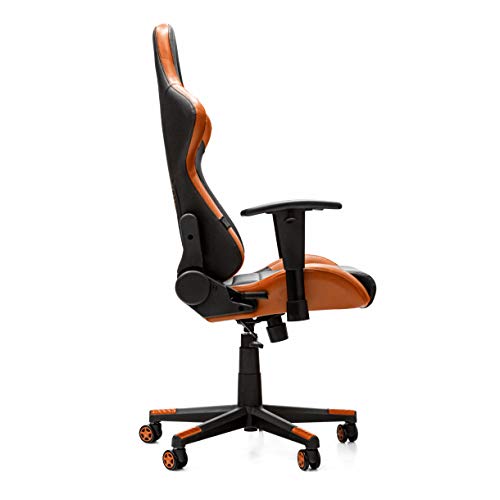 Woxter-Stinger-Station-Orange-Silla-Gaming-Eje-Acero-Levantamiento-por-Gas-Piston-Clase-4-Ergonomica-Reposabrazos-2D-AltIncl-Ajustable-Refuerzo-de-Foam-MD-Racing-Cojin-LumbarCervical