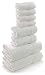 TURKUOISE TURKISH TOWEL 2 Bath Towels, 2 Hand Towels, 4 Wash Clothes Towel (8-Pieces)