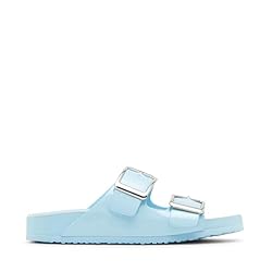 Madden Girl Women's Bodiee Slide Sandal, Ice Blue