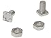 ALM GH004 Aluminium Square Head Bolt and Nut Set