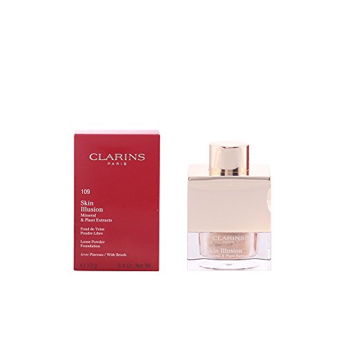 Clarins Skin Illusion Loose Powder Foundation, No. 109 Wheat, 0.4 Ounce