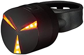 I.T STYLE Bicycle Taillight uses LED light, Automatically Detects Deceleration, Easy to Install, Cycling Safety Flashlight, &amp; High Visibility, Red LED, Color : Black, Lumens : 6~20