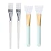 Facial Mask Brush - Face Mud Mask Mixing Brush Cosmetic Makeup Brush Silicone Facial Applicator, Hairless Silicone Brush, Facial Mask for Applying Facial Mask, Eye Mask,Peel, Serum or DIY Needs (4)