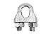 BRUFER Wire Rope Clamp Clip for Cables Zinc Plated - 1/4