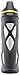 Zulu Element BPA-Free Glass Water Bottle, Grey/Green, 20 oz.