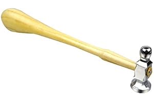 PMC SUPPLIES LLC 1" Chasing Hammer 25 mm Face Jewelry Making Metal Forming Flattening Tool