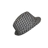 Bear Bryant Style Fedora Houndstooth Hat