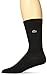 Lacoste Men's Classic Jersey Crew Sock, Black, US Shoe Size 6-9