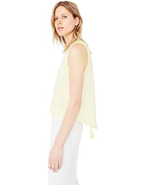 Mango Women's Braided Cord Top