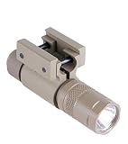 Monstrum 90 Lumens LED Flashlight with Rail Mount and Detachable Remote Pressure Switch | Flat Dark Earth