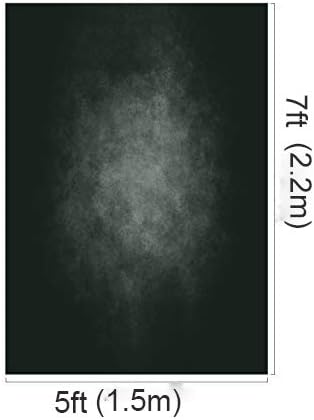 Kate Photocall Photo Studio Backdrop 5x7ft/1.5x2.2m Black Backdrops Abstract Smoke Gray Photo Background for Photography Portrait Studio Shooting - Image 4