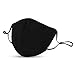 5 Pack Anti Dust Mask, Washable Cotton Health Mask Mouth Masks Dust Mask Warm Breathable Mask，Adjustable Reusable Windproof Face Masks for Outdoor (black)thumb 1